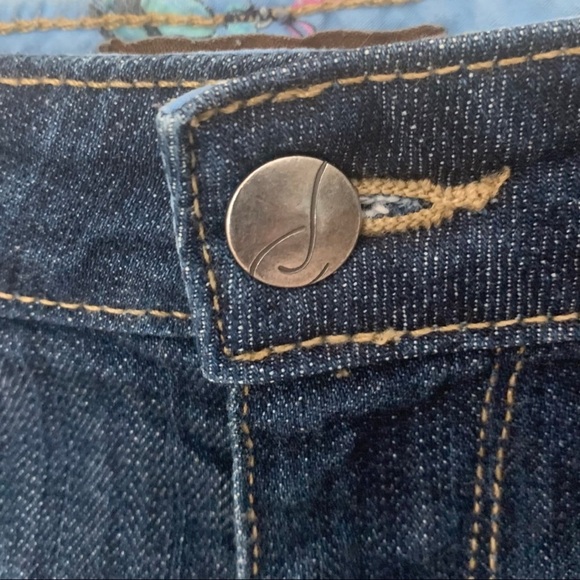 PAIGE Jimmy Jimmy Denim Frayed Hem Cuffed Shorts Size 25 - Picture 9 of 15